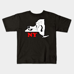 A funny map of New York - 5 Kids T-Shirt